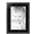 thumbnail image 2 of ArtToFrames 6" x 9" Black Engraved Edges Picture Frame, 6x9 inch Black Wood Poster Frame (WOM-4055), 2 of 8