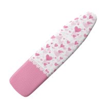 HELLHERO Polka dots Iron Cover for Ironing Board, Scorch Resistant Ironing Board Cover with Elasticized Edges, Fits Standard 54" x 15" Inch Boards