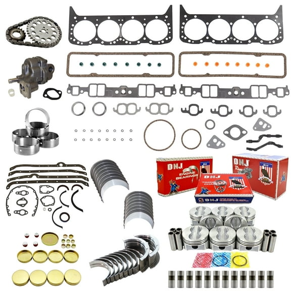 DNJ EK3102DM Master Engine Rebuild Kit Fits Cars & Trucks 1981-1985 Chevrolet GMC C-Series Camaro Caprice Corvette G-Series Impala Jimmy K-Series Malibu P-Series 5.7L OHV V8 16V VIN 6 VIN L