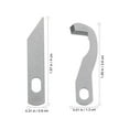 thumbnail image 4 of HLONK 4 Pcs Lames de Surjeteuse Ménagères Pièces de Rechange pour Machine de Surjeteuse, 4 of 6