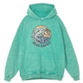 thumbnail image 2 of Sudadera con capucha de tiburón azul para hombre, ropa de otoño con cuello redondo, estilo hip hop, 100 % algodón, estilo retro desgastado, para playa, saltos, 2 of 4