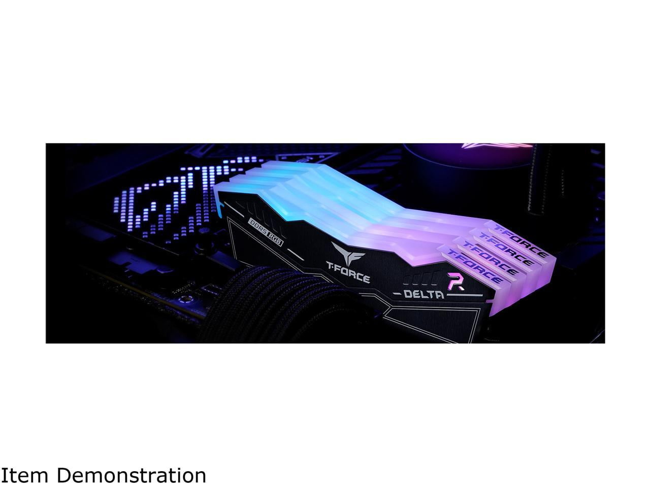 Team T-Force Delta RGB 64GB (2 x 32GB) 288-Pin PC RAM DDR5 5200