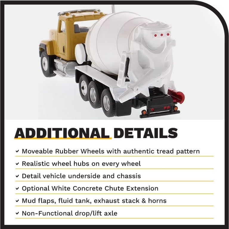 Diecast Masters 1:87 Caterpillar CT681 Concrete Mixer HO Scale