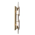 thumbnail image 2 of Jamie Young Co Trinity 5-Slice Agate /Steel Metal Wall Sconce in Antique Brass, 2 of 5