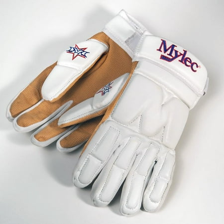 MYLEC Elite Street Dek Hockey Gloves - White (Best Ice Hockey Gloves)