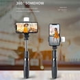 thumbnail image 3 of PrtJoy Wireless Selfie Stick Bluetooth Wireless Shutter Portable 40 Inch Stainless Steel LED Fill Light Selfie Stick Mobile Phone Tripod Suitable for Smartphones and GoPro Sports Cameras SS&LED, 3 of 9