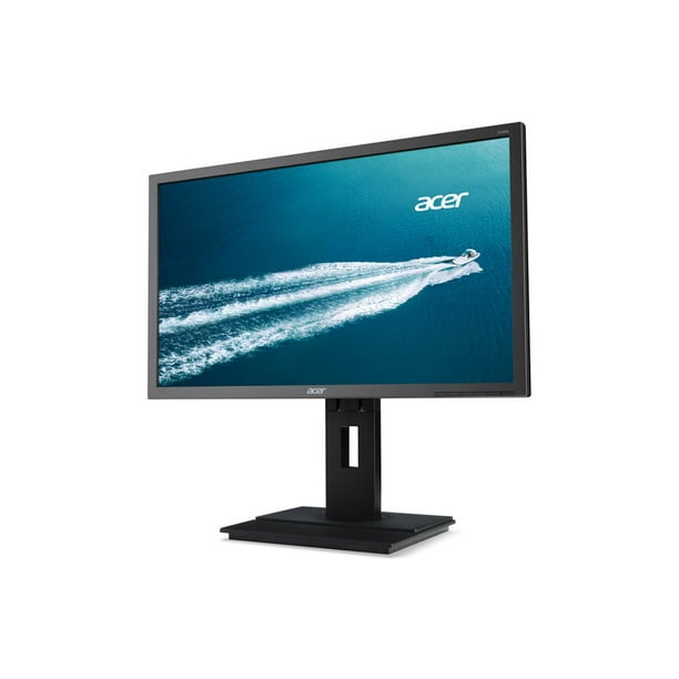 Acer B276HK - Moniteur LED - 27" - 3840 x 2160 4K UHD (2160p) 60 Hz - IPS - 300 Cd/M - 6 ms - DVI, HDMI, MHL, DisplayPort, Mini DisplayPort - Haut-Parleurs - Gris Foncé