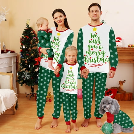 

Matching Christmas Family Pajamas Sets Matching Pajamas for Couples Xmas Santa Print Loungewear