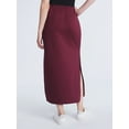 thumbnail image 3 of Scoop Women's and Women's Plus New Scubaknit Column Maxi Skirt, Sizes XS-4X, 3 of 5