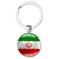 thumbnail image 1 of World Cup Football National Flags Soccer Metal Keychain Flag Key Chain Pendant Holder Ring Keychain, 1 of 5