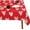 Red, variant on Valentines Day Table Cloth Sketch Heart Tablecloth Waterproof Machine Washable Tablecloth for Valentine''s Day Wedding Decoration, 60 x 84 Inch