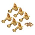 thumbnail image 2 of Têtes de Guitare Électrique Boutons de Réglage Verrouillage Tuners Lot de 6 Pcs 6R, 2 of 8
