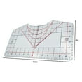 thumbnail image 5 of jiaroswwei T-shirt Acrylic Ruler Guide, T-Shirt Scale Guide Heat Press Shirt Measurement Tool Supplies, T-shirt Alignment Tool, 5 of 7