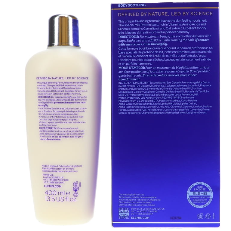 Lait De Bain Nourrissant Elemis Skin Nourishing Milk Bath - 400ml - Neuf Dans Son Emballage