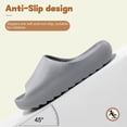 thumbnail image 2 of Kids Cloud Slides Slippers For Girls Boys,Pillow House Slippers Non-Slip Super Soft Quick Drying Shower Cushioned Slides Bathroom Thick Sole Sandals Indoor Outdoor Slippers, 2 of 7