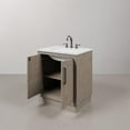 thumbnail image 5 of Water Creation 30" Wood Single Bathroom Vanity in Gray Oak and Bronze, 5 of 11