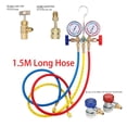 thumbnail image 1 of R134a 3 Way AC Diagnostic Manifold Gauge Set For Freon Charging, Fits R12 R22 R-404A R-134a Refrigeration Manifold Gauge Air ,Easy to Install, 1 of 7