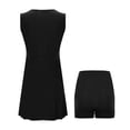 thumbnail image 7 of Tennis Dress Womens Athletic Dress Built In Easy Shorts & Bra High Neck Workout Dresses Dress for Women for Day Women Summer Tunic Dress V Neck Casual Loose Casual Maxi for Women Casual Summer Womens, 7 of 7