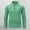 Mint Green, variant on Turtleneck Mens Long Sleeve T Shirt Fall Winter Shirts for Men Plus Size Black Slim Half Zipper Running Soft Shirts,3XL