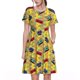 thumbnail image 1 of Disketp 90s Audio Tape para Vestido de Manga Corta para Mujeres, Vestidos de Verano para Mujeres, Casual y Holgado para la Playa, 1 of 6
