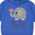 thumbnail image 3 of Inktastic My Gigi Loves Me Grandchild Toddler Hoodie, 3 of 4