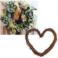thumbnail image 6 of Rustic Door Décor for All Seasons Natural Rattan Wreath with Wooden Star, 6 of 8