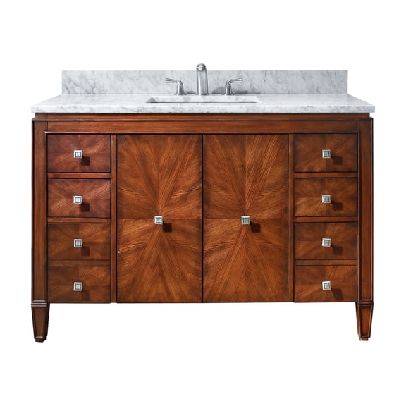 Avanity BRENTWOOD-VS49-NW-C Brentwood 48" Free Standing Single Basin Vanity Set -