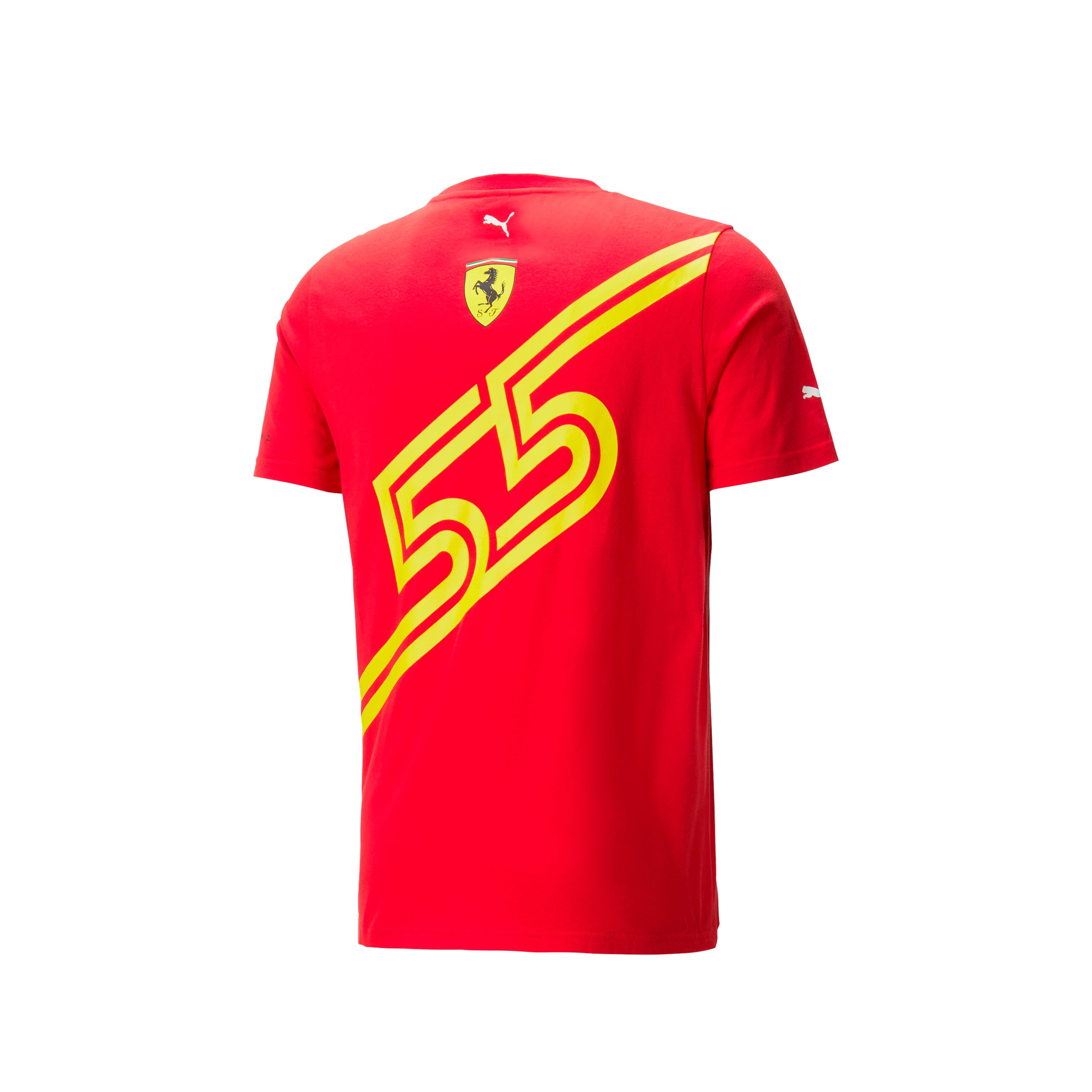 Scuderia Ferrari F1 2023 Carlos Sainz Special Edition Spain GP T Shirt Red in Iraq at IQD 117047 Rating 4