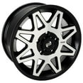 thumbnail image 4 of 4/110 Tusk Tintic Wheel 15x7 5.0 + 2.0 Machined/Black for Yamaha Grizzly 700 Eps Xt-R 2020-2025, 4 of 8