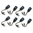 thumbnail image 1 of HD-CVI/TVI/AHD Passive Video Balun with Power Connector and RJ45 CAT5 Data Transmitter 4 Pair, 1 of 5