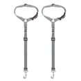 thumbnail image 2 of Ceinture de Sécurité pour Chien, Lot de 2 Ceinture de Sécurité pour Animal de Compagnie pour Voiture Appui-Tête Retenue Réglable Ceinture de Sécurité pour Chiot, 2 of 4