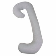 Leachco Snoogle Chic Jersey Body Pillow - Heather Gray
