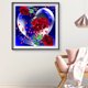 thumbnail image 3 of 5D bricolaje taladro completo forma redonda amor rosa diamante diamante dibujo para el hogar Likrtyny Arte deco, 3 of 9