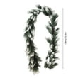 thumbnail image 3 of Evergreen Pine Garland Artificial Greenery Christmas Garland Real Touch Natural Cedar Garland Dining Table Fireplace Wall Decoration Christmas Decor, 3 of 5
