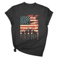 thumbnail image 3 of Busydd Womens Tops Comfy Cotton Tshirts Shirts for Women 4th of July American Flag Graphic Tees Independence Day Patriotic Tees Casual Round Neck Short Sleeve Summer Tops S, 3 of 3