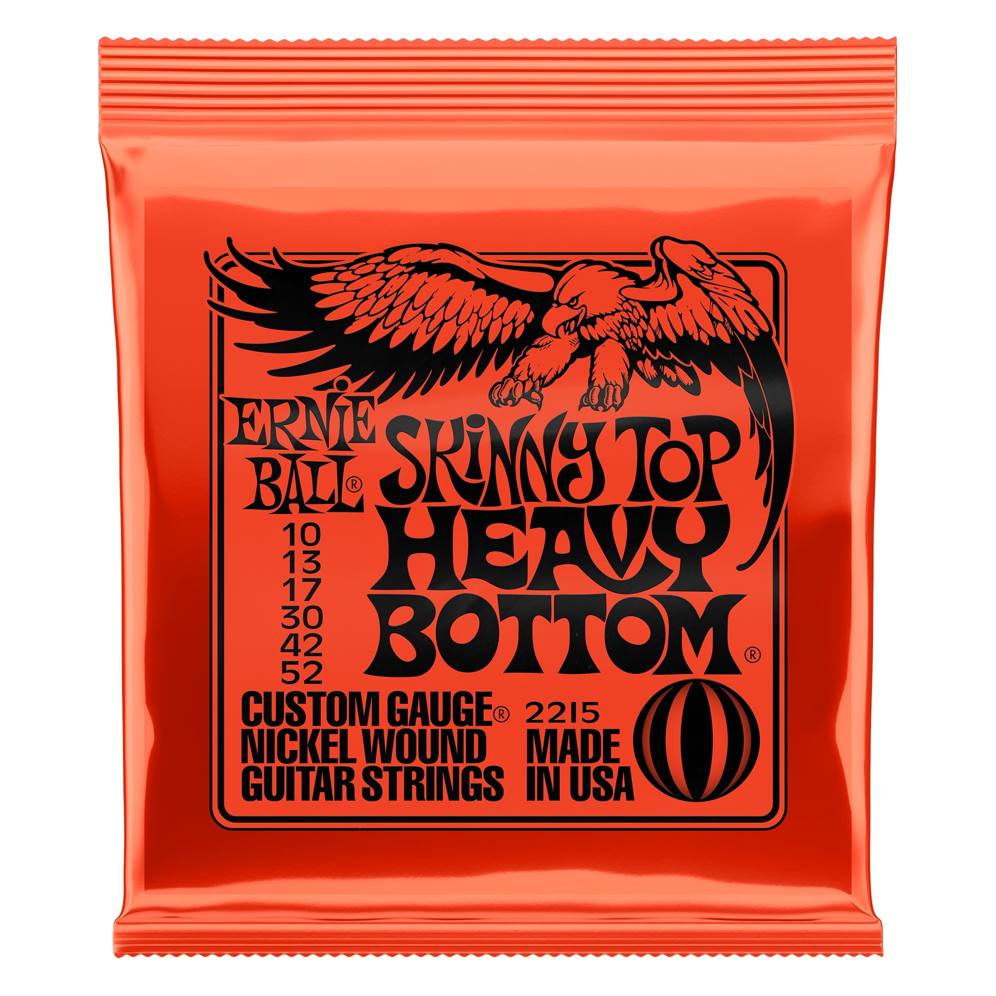 Ernie Ball Skinny Top Heavy Bottom Electric Guitar Strings, Lot of 4, P02215^4