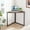 Brown, variant on VECELO 22.4" Small Corner Table, Space Saving Triangle Vanity Desk, Computer Desk with Sturdy Steel Frame, Brown