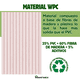 thumbnail image 4 of Lambrín Decorativo Premium Panel 3d De Pared 12pz Inmatmex Color Rosa, 4 of 10