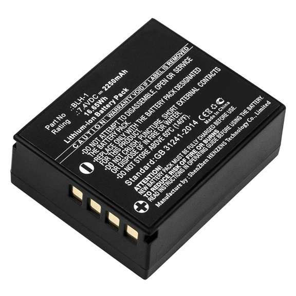 Batteries N Accessories BNA-WB-L10236 Digital Camera Battery - Li-ion, 7.4V, 2250mAh, Ultra High Capacity - Replacement for Olympus BLH-1 Battery