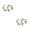 thumbnail image 1 of Bearachild Guirnalda de flores Navidad Plantas artificiales Artesanía Seda ligera Colgante de boda Decoraciones para el salón Tipo 1 2piezas Bearachild CBP498791, 1 of 5