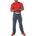 thumbnail image 5 of Wire2wire Men's Tournament Open Bottom Piped Baseball Pant Grey/Scarlet L, 5 of 9