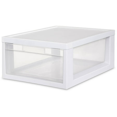 Sterilite Medium Modular Drawers- White (Available in Case of 6 or Single Unit)