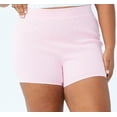 thumbnail image 3 of COTTON ON Women's Active Summer Knit Bike Short Pink Size 24W, 3 of 3