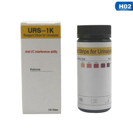 KABOER 100Pcs Test Paper Diet Sticks Keto Strips Urine Analysis Ketostix Ketosis