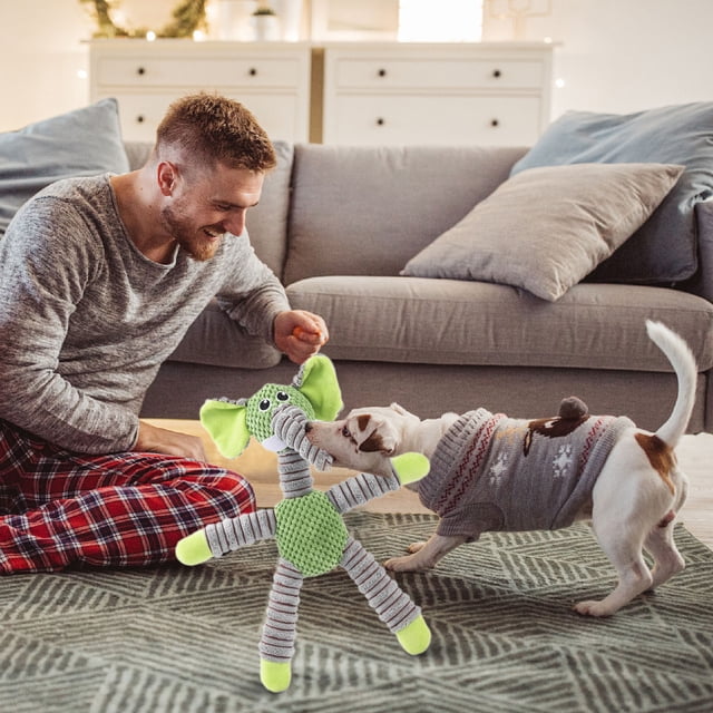 BotaniNest For Aggressive Chewers Indestructible Chew For Squeaky Chew For Teething Stuffed Animal For Small Medium