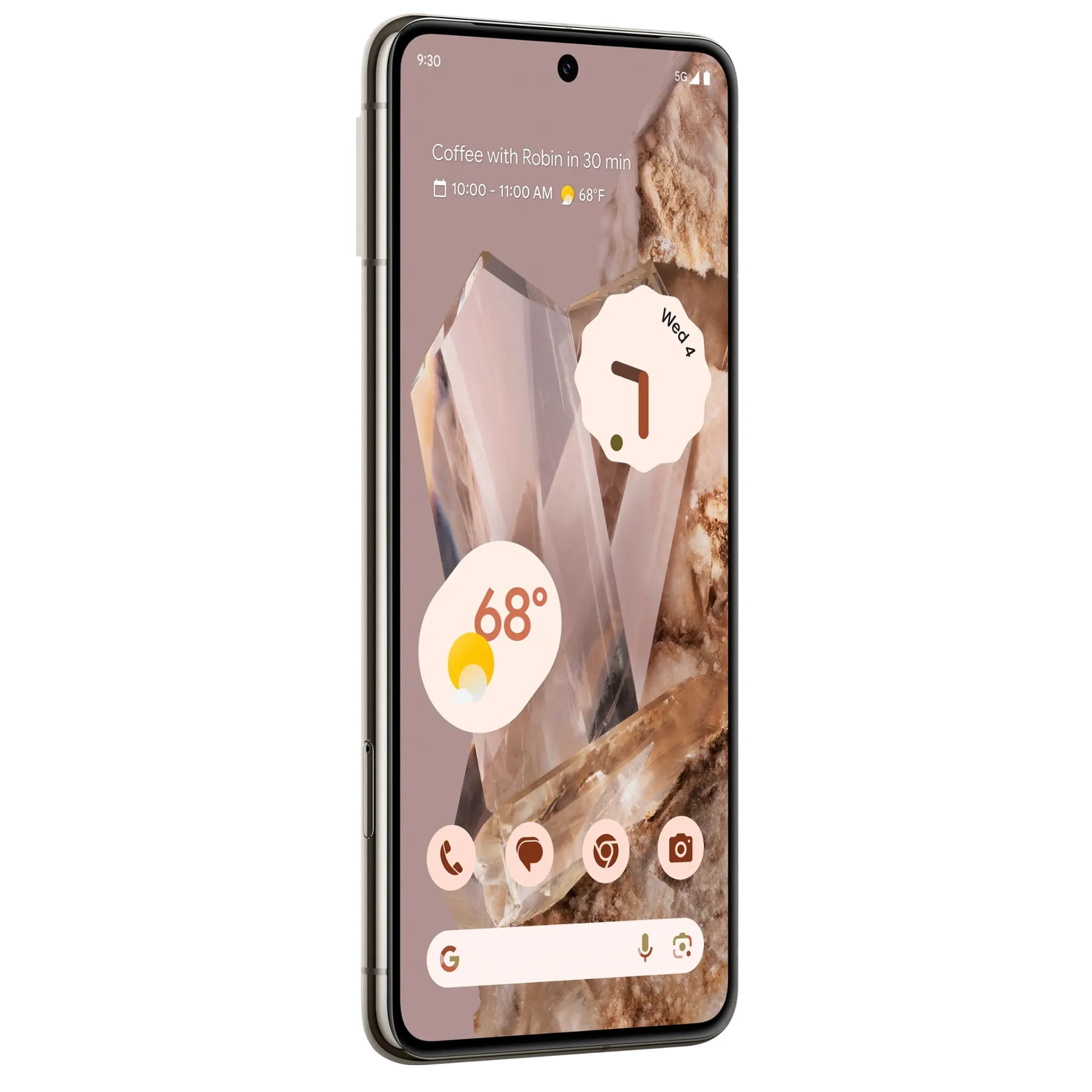 Restored Pixel 8 Pro 128GB Factory Unlocked, Porcelain (Good ) (Refurbished)
