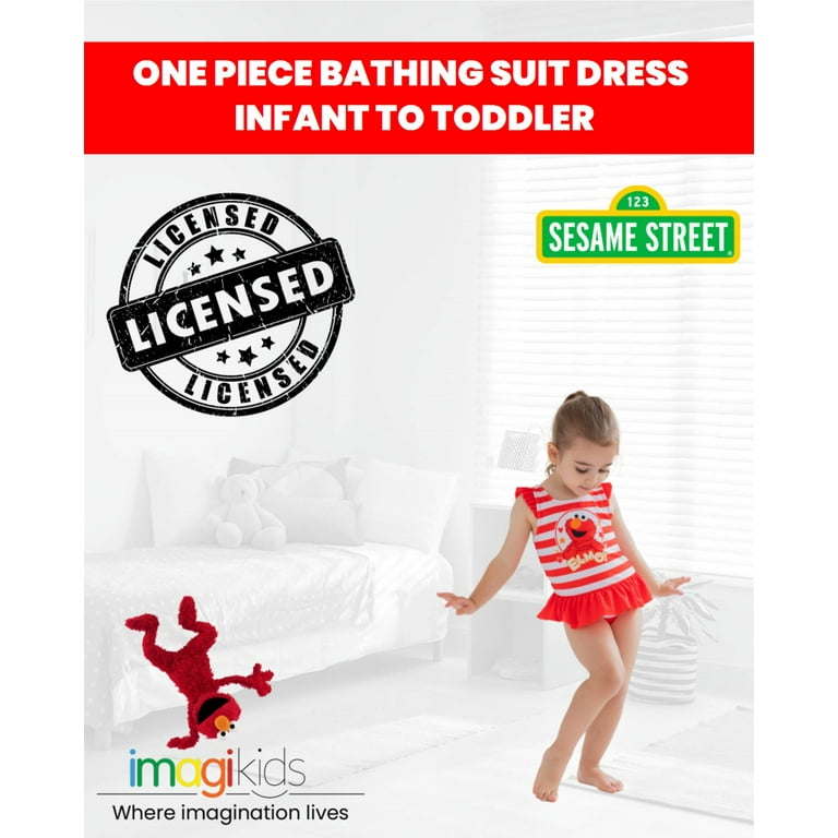 Elmo bathing suits for toddlers cheap