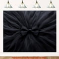 thumbnail image 3 of Elegant Black Bow Wedding Backdrop Black Gauze Bridal Shower Photography Background Black Bow Engagement Party Decorations Banner Supplies Photo Booth Props, 3 of 3