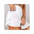 thumbnail image 3 of Women Tennis Skirts with Pockets High Waisted Golf Skirts Athletic Skorts Pleated Mini Skirt Workout White L, 3 of 4