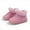 Pink, variant on 3M-4Y Baby Girls Winter Boots Toddler Fleece Lined Snow Ankle Booties Kid Suede Fashion Non Slip Outdoor Dressy Shoes Hot Pink